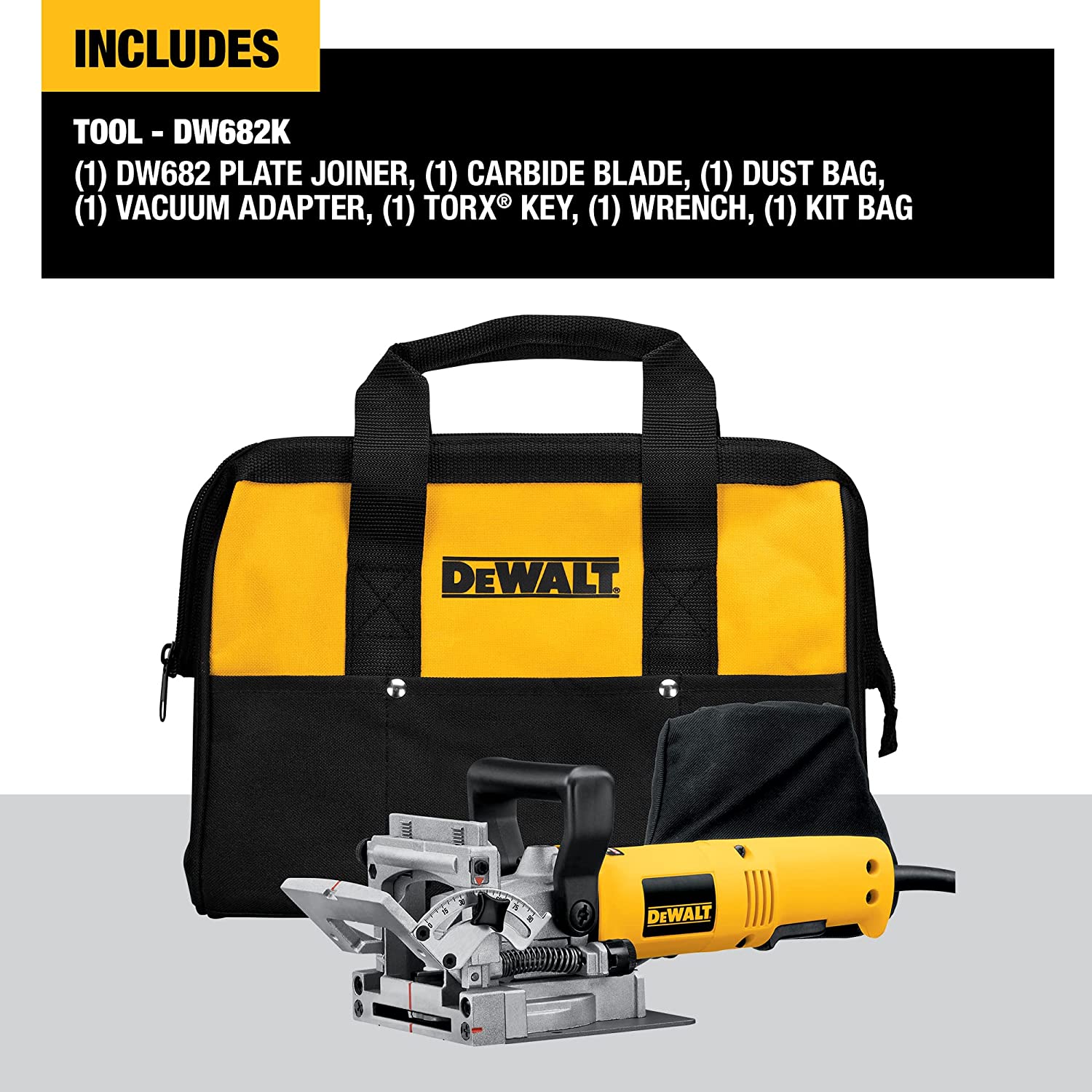 DEWALT DW682K 6.5 Amps Biscuit Joiner